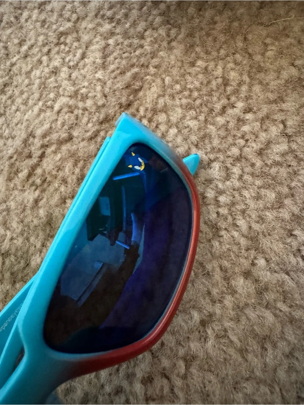 Sonic hooded onesie & sunglasses size 8